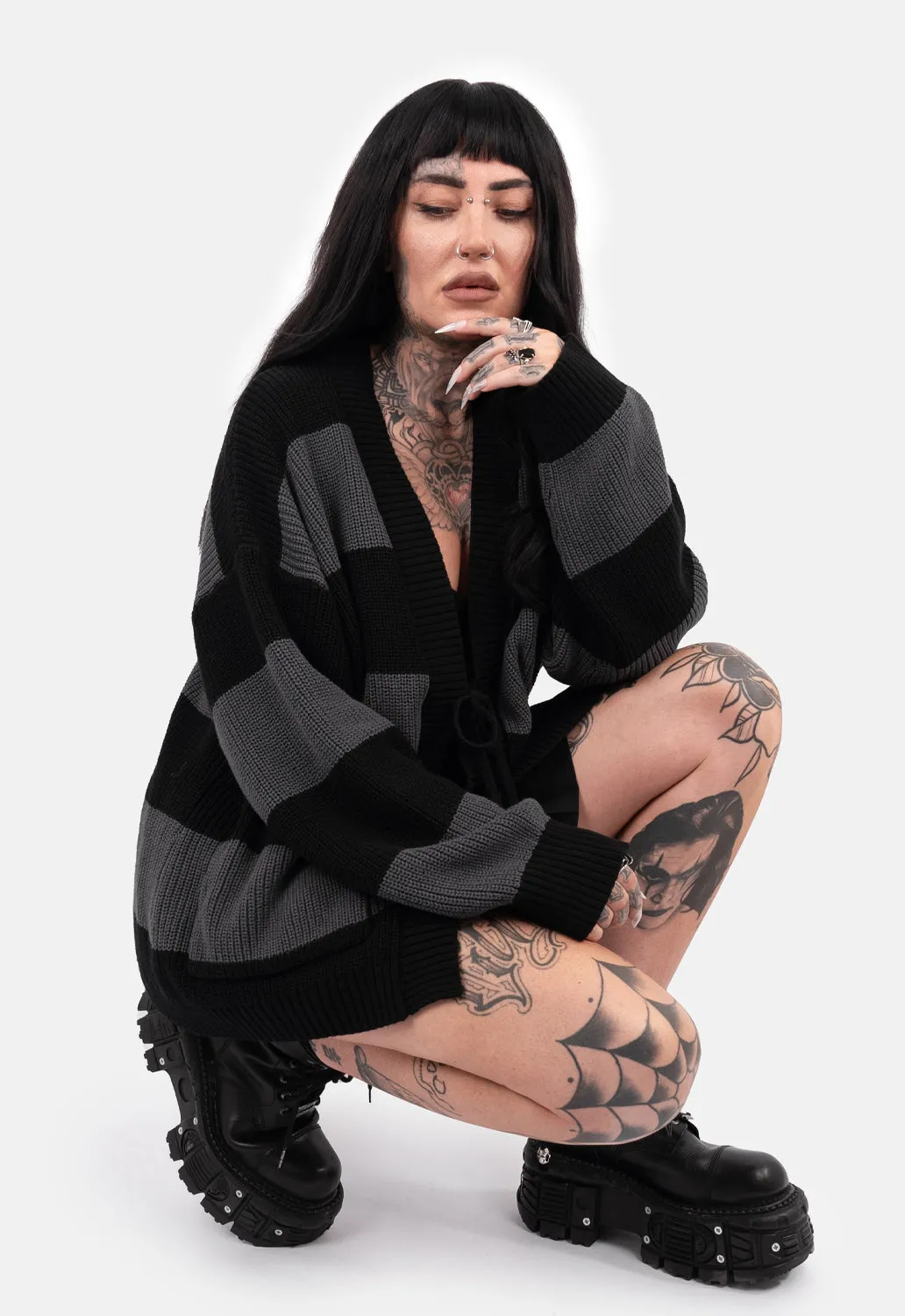 Rori Tie Knit Jumper sold by Damaged Society product image thumbnail 2