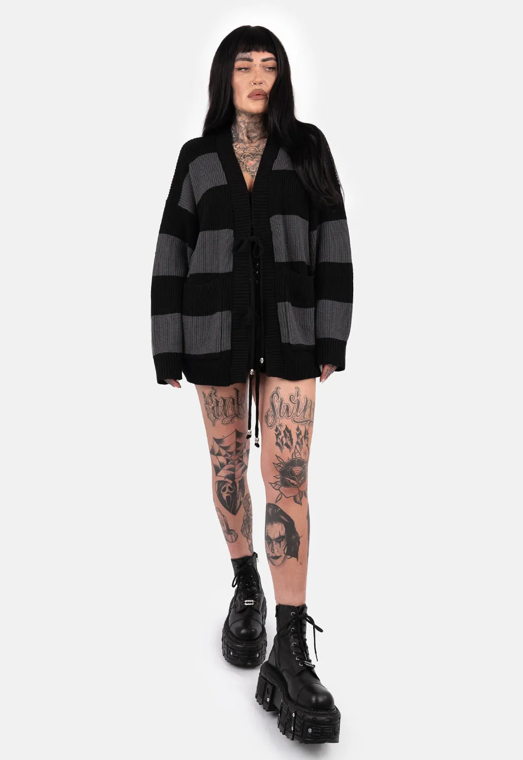 Rori Tie Knit Jumper sold by Damaged Society product image thumbnail 3