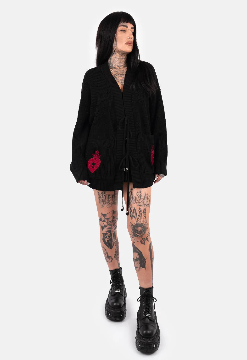 Rori Tie Knit Jumper sold by Damaged Society product image thumbnail 3