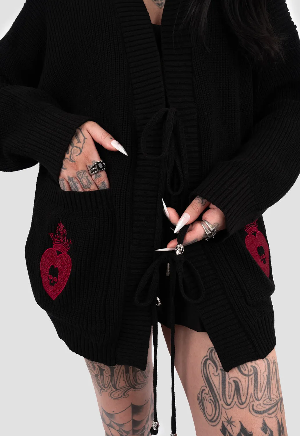 Rori Tie Knit Jumper sold by Damaged Society product image thumbnail 4