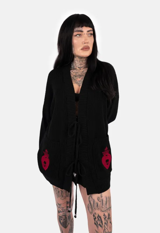 Rori Tie Knit Jumper sold by Damaged Society