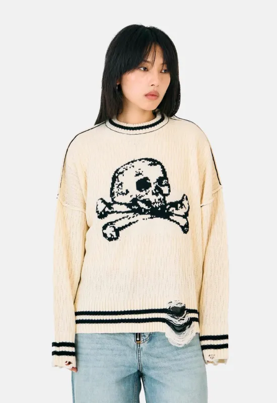 Cult Skull Knit sold by Damaged Society
