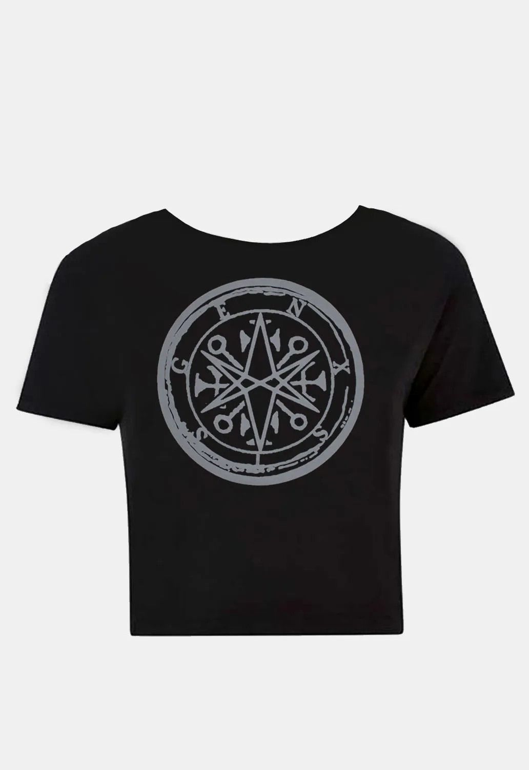 Metal Logo Genxsis Crop Top sold by Damaged Society product image thumbnail 2