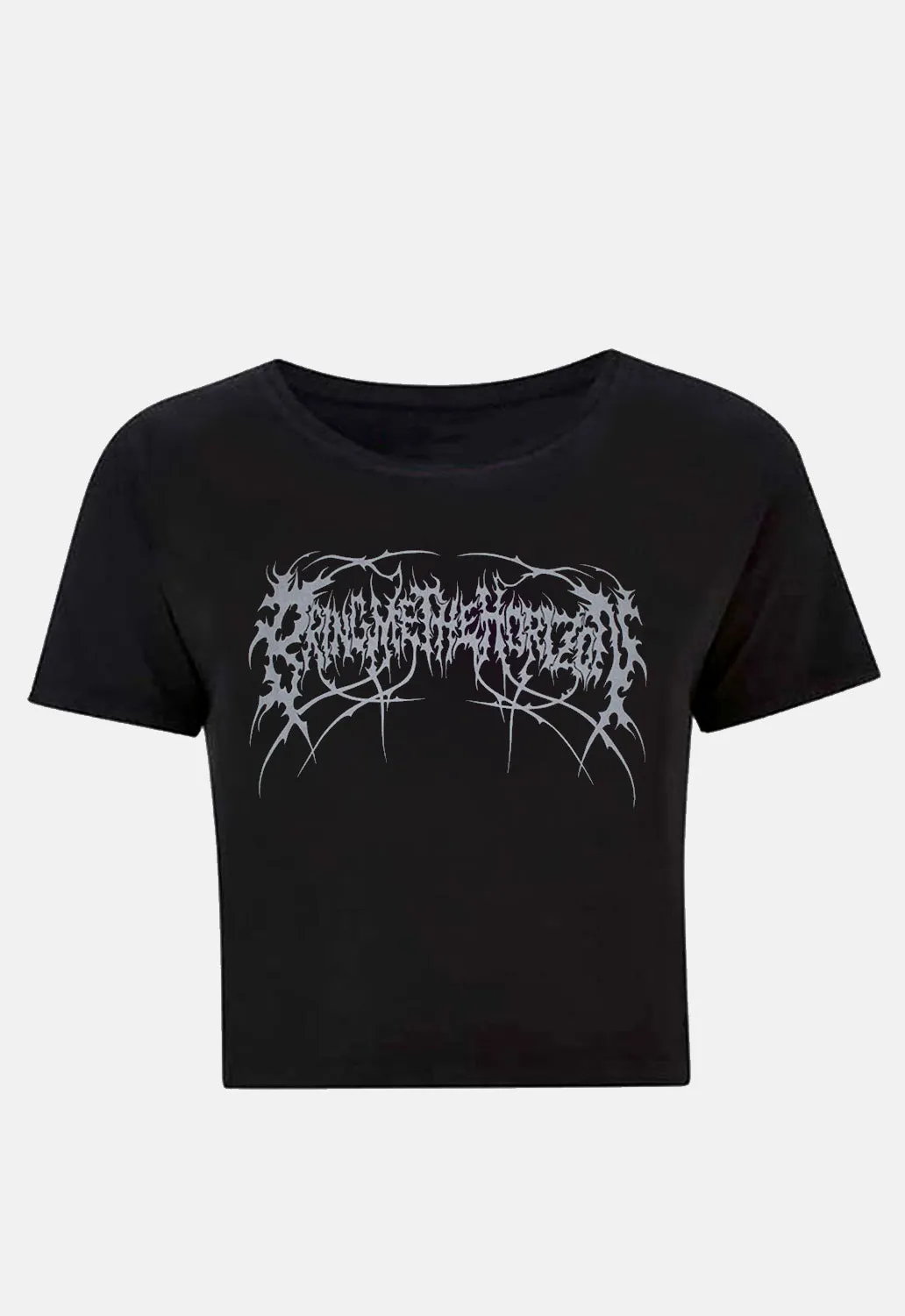 Metal Logo Genxsis Crop Top sold by Damaged Society