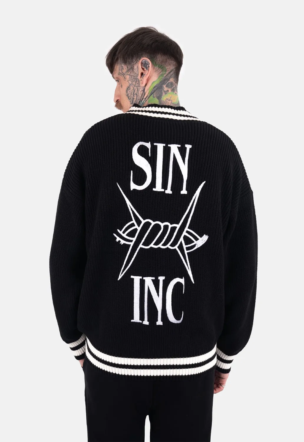 Greer V Neck Knit Jumper sold by Damaged Society product image thumbnail 2