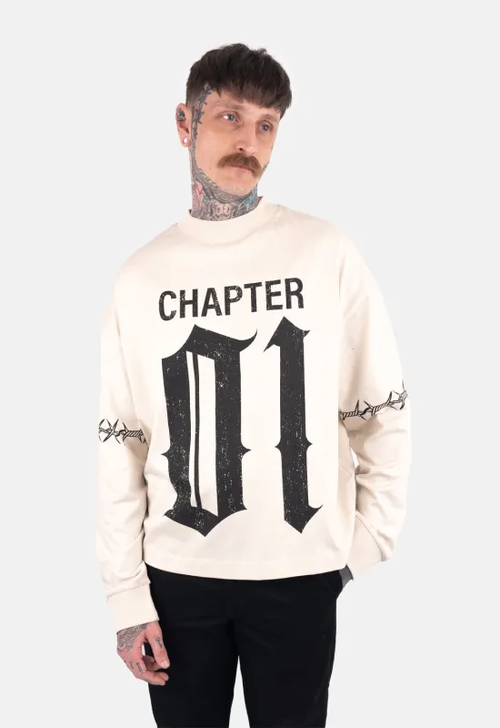 Rowen Oversized Long Sleeve Top sold by Damaged Society