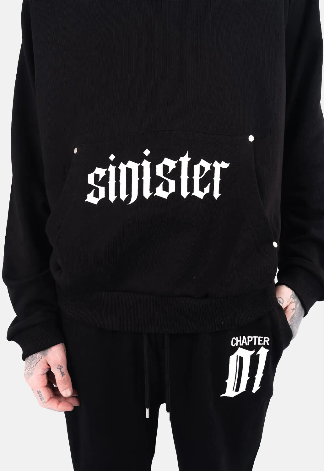 Luca Skull Oversized Hoodie sold by Damaged Society product image thumbnail 5