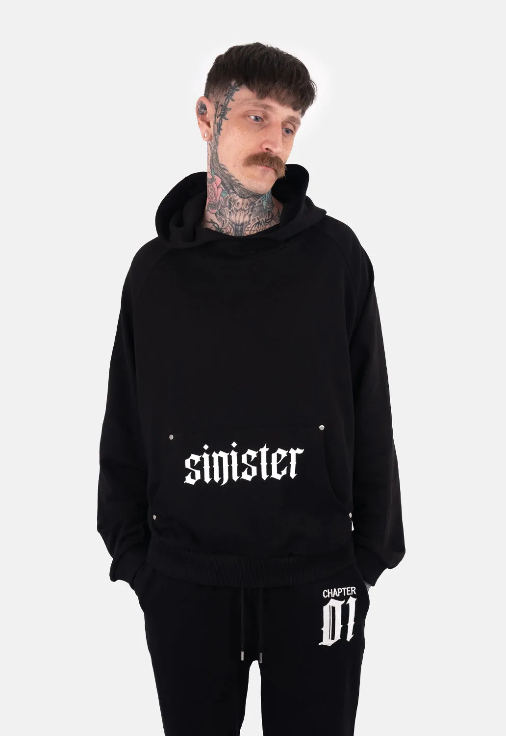 Luca Skull Oversized Hoodie sold by Damaged Society product image thumbnail 2