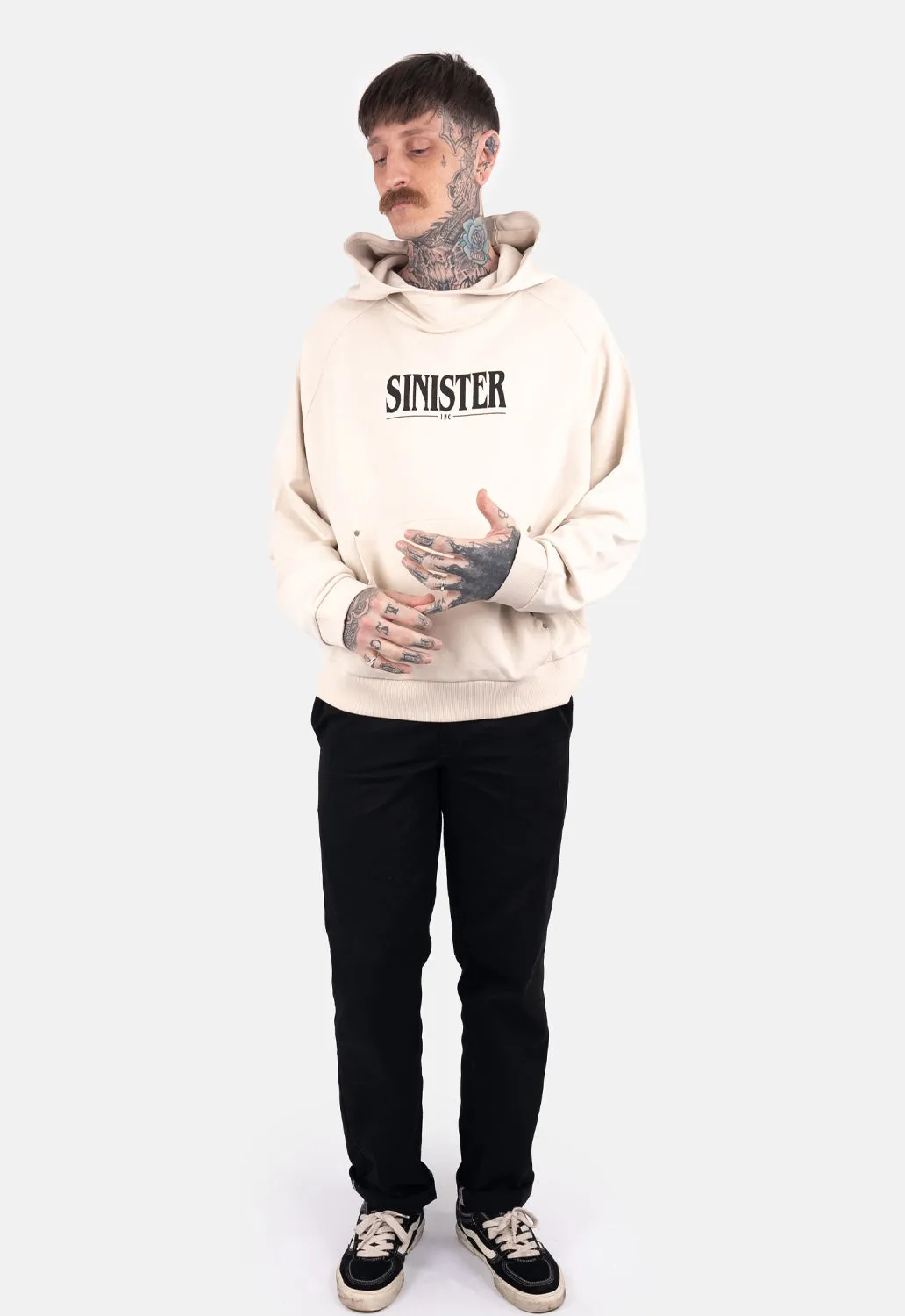 Luca Skull Oversized Hoodie sold by Damaged Society product image thumbnail 3