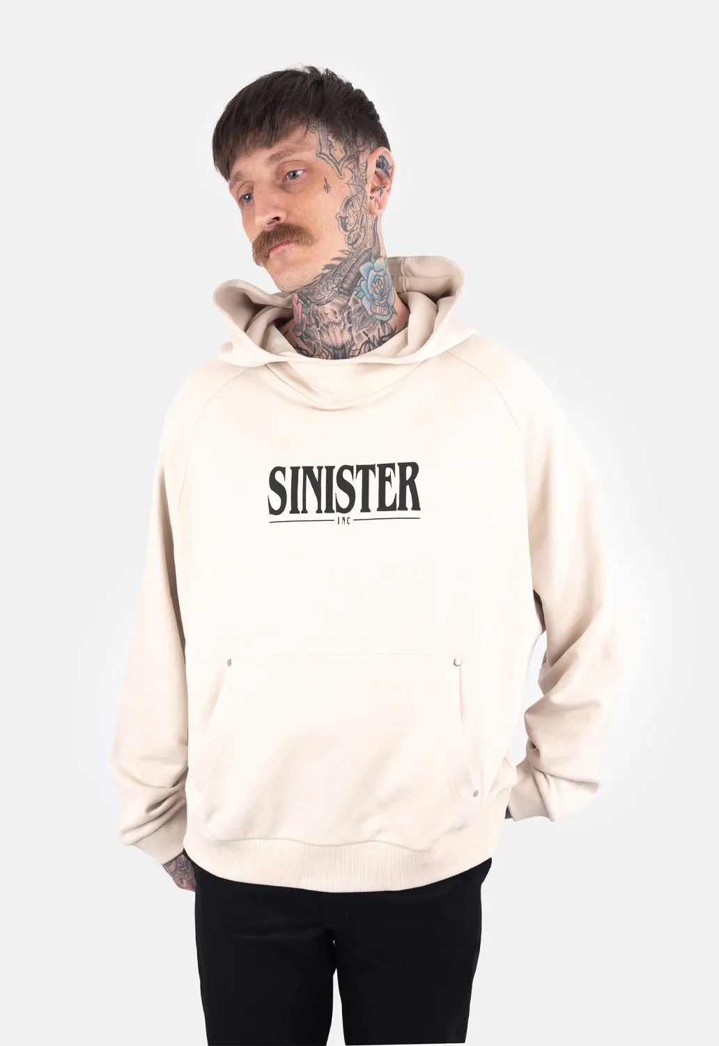 Luca Skull Oversized Hoodie sold by Damaged Society product image thumbnail 2