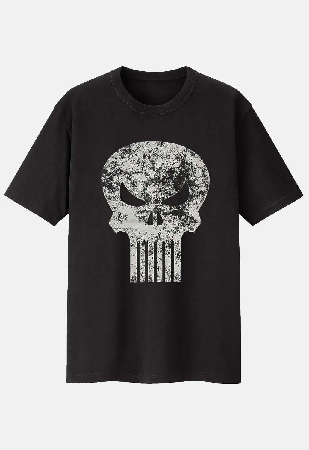 Punisher Distressed Logo T-Shirt sold by Damaged Society