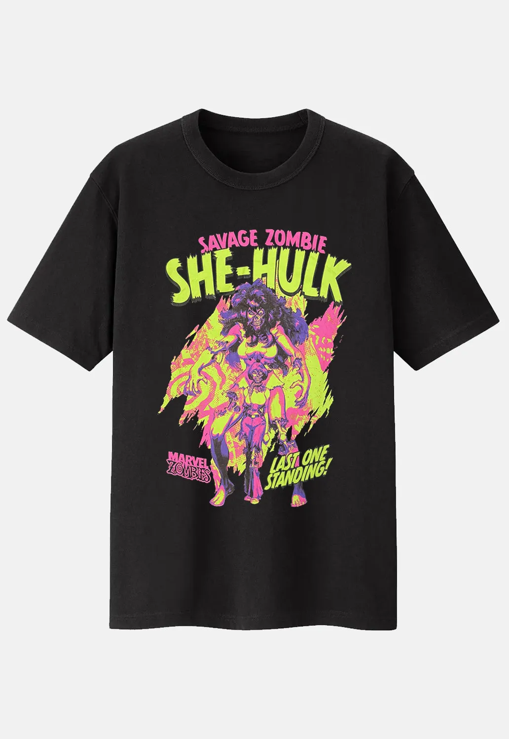 Savage Zombie She-Hulk T-Shirt sold by Damaged Society