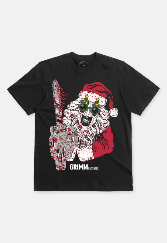 Christmas Clown T-Shirt made by Damaged Society
