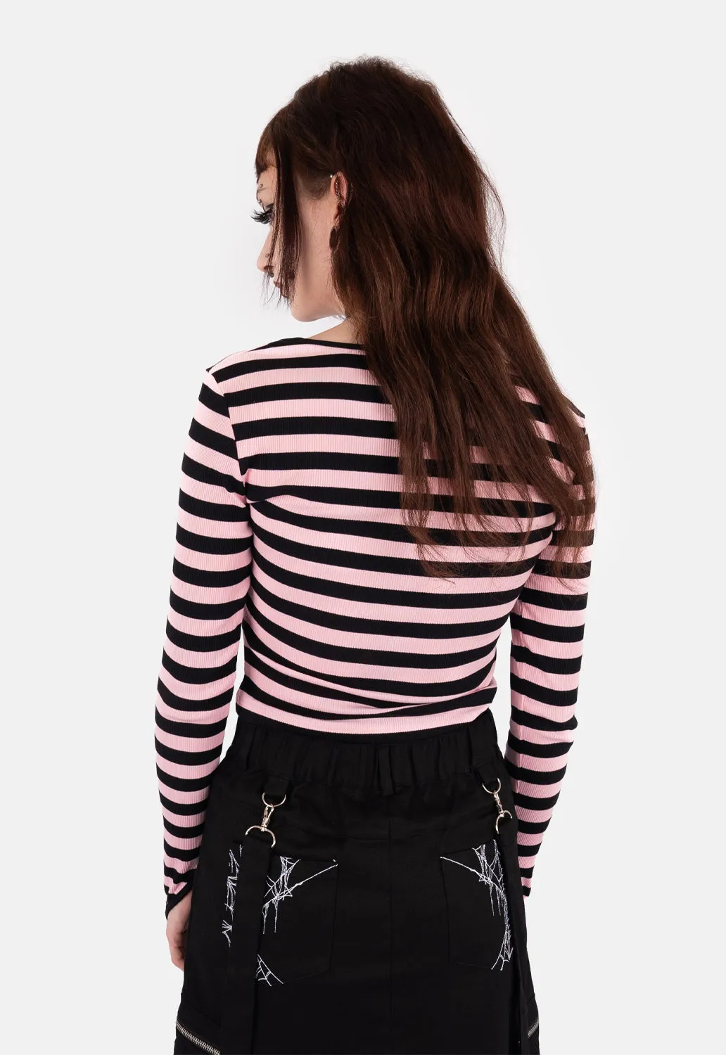 Dalia Front Zip Up Top sold by Damaged Society product image thumbnail 4