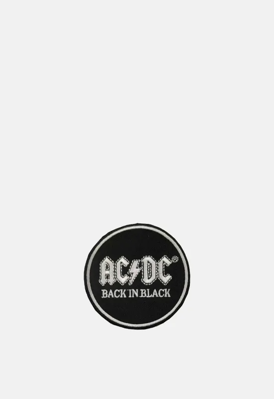 Back In Black Circle Patch made by AC/DC