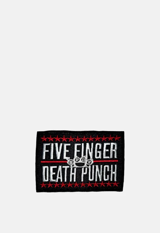 Knuckle Logo Stars Patch made by Damaged Society