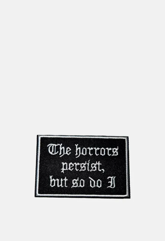 The Horrors Persist Patch sold by Damaged Society