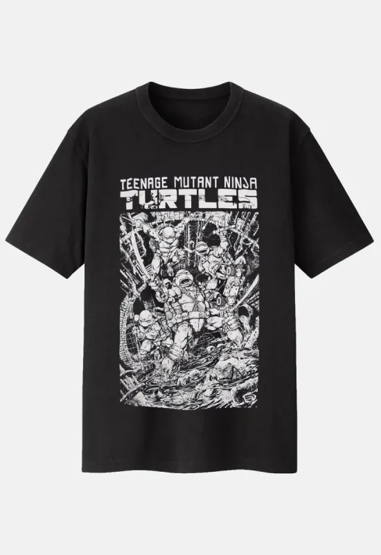 Sewer Scuffle T-Shirt sold by Damaged Society