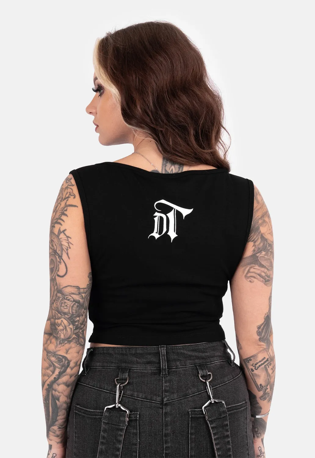 Brioni Boat Neck Crop Top sold by Damaged Society product image thumbnail 4