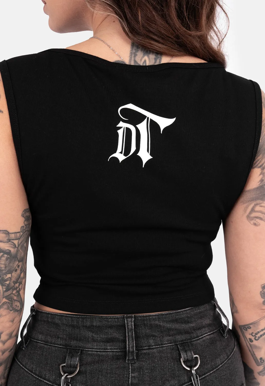 Brioni Boat Neck Crop Top sold by Damaged Society product image thumbnail 5