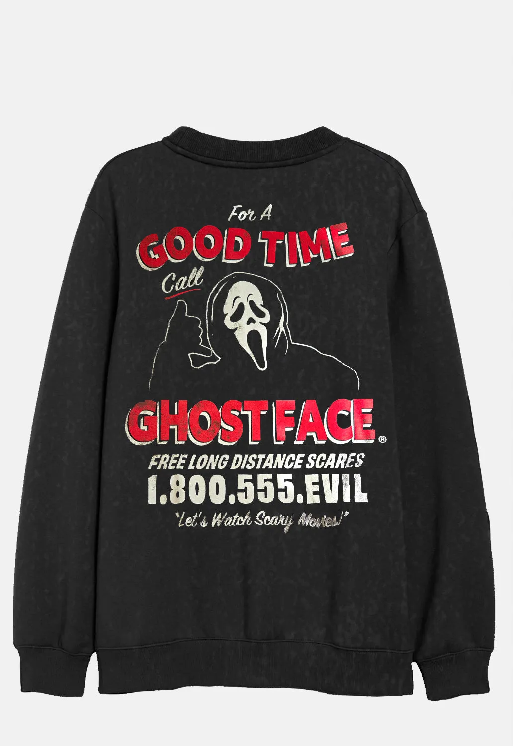 Call 555 Sweatshirt sold by Damaged Society product image thumbnail 2