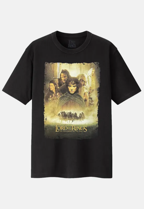 Fellowship Of The Ring Homage T-Shirt made by Damaged Society