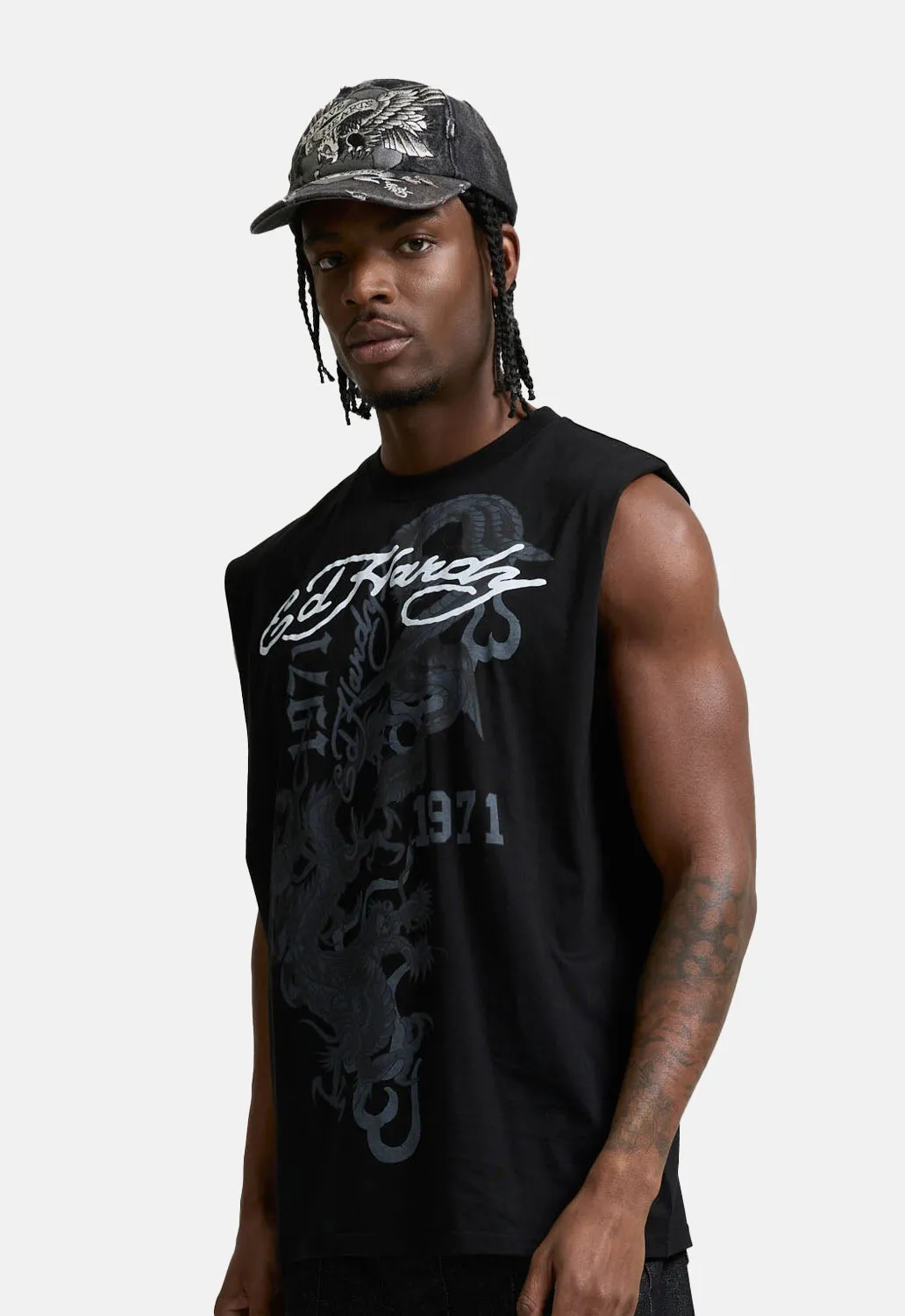 Flying Dragon Sleeveless Tee sold by Damaged Society product image thumbnail 2