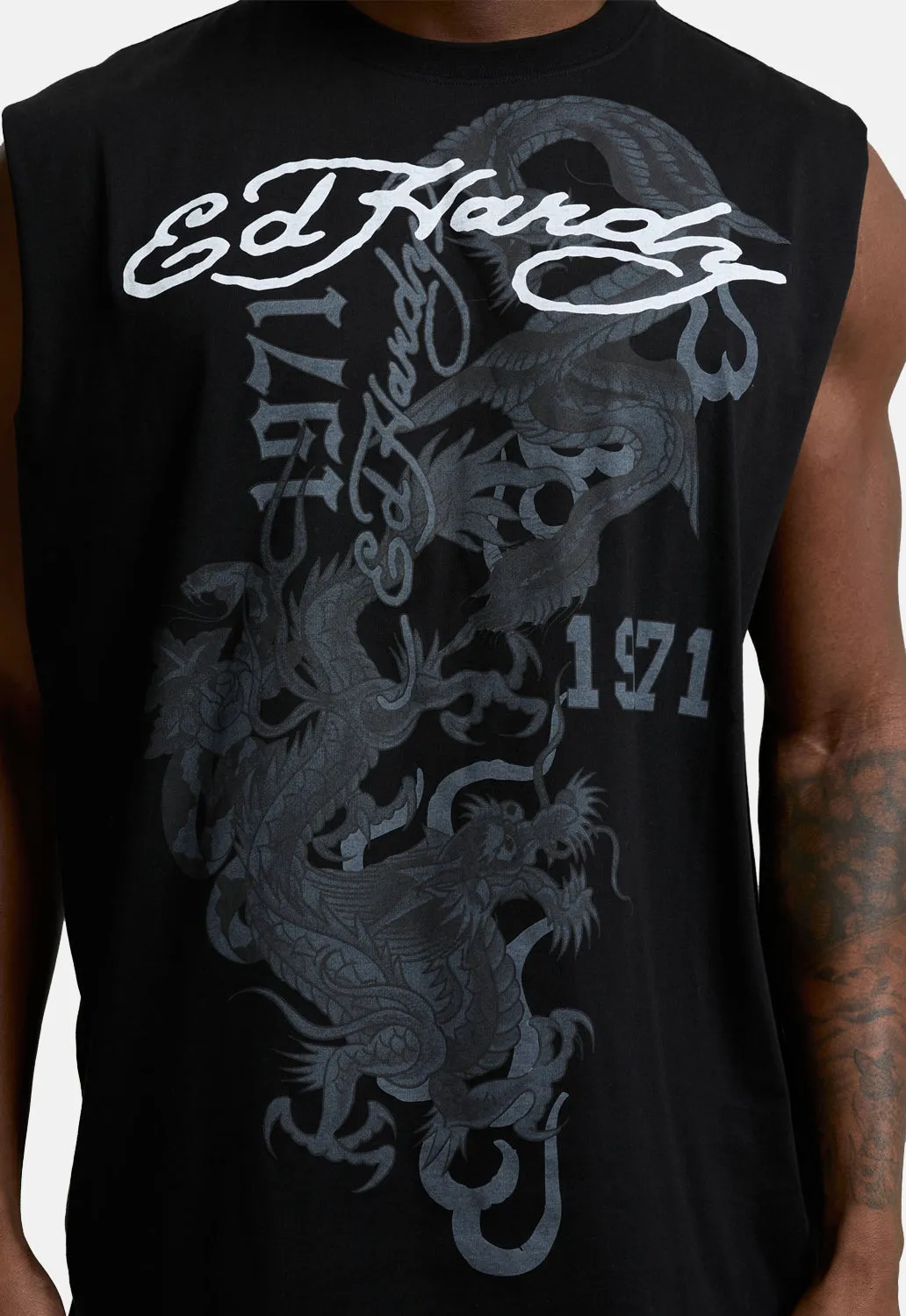 Flying Dragon Sleeveless Tee sold by Damaged Society product image thumbnail 3