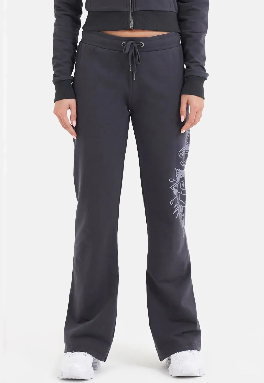 Love Is Mystery Flare Joggers sold by Damaged Society