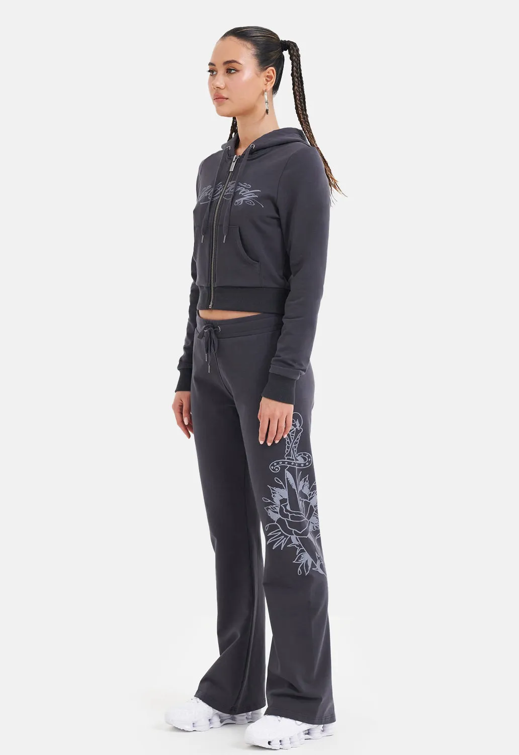 Love Is Mystery Flare Joggers sold by Damaged Society product image thumbnail 5