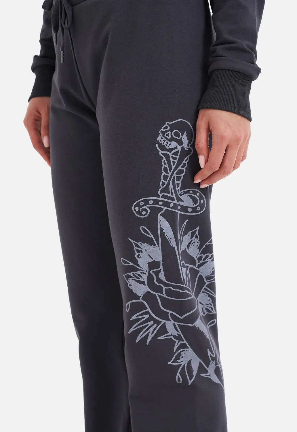 Love Is Mystery Flare Joggers sold by Damaged Society product image thumbnail 3