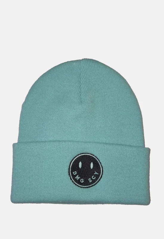 Smiley Beanie made by Damaged Society