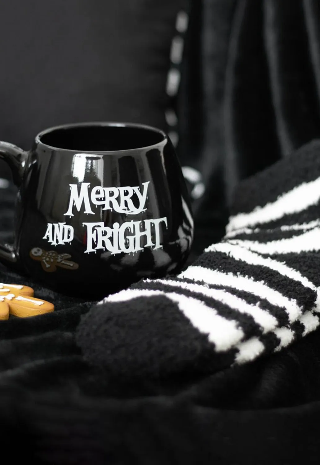 Merry Fright & Mug Socks Set sold by Damaged Society product image thumbnail 3