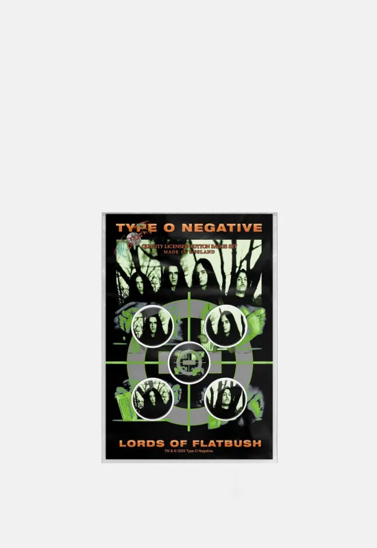 Lord of Flatbush Button Badge Pack made by Damaged Society