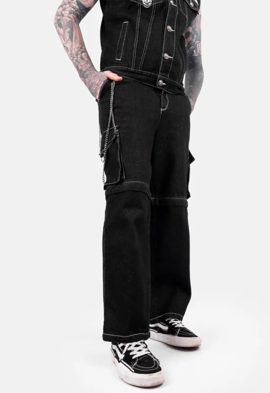 Noah Detach Leg Cargo Trousers made by Damaged Society