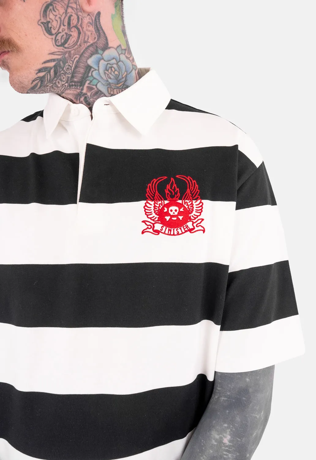 Hawk Rugby Polo sold by Damaged Society product image thumbnail 4
