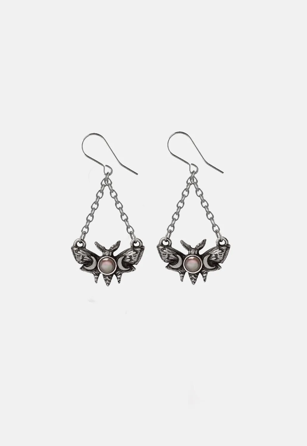Lunar Moth Earrings sold by Damaged Society product image thumbnail 2