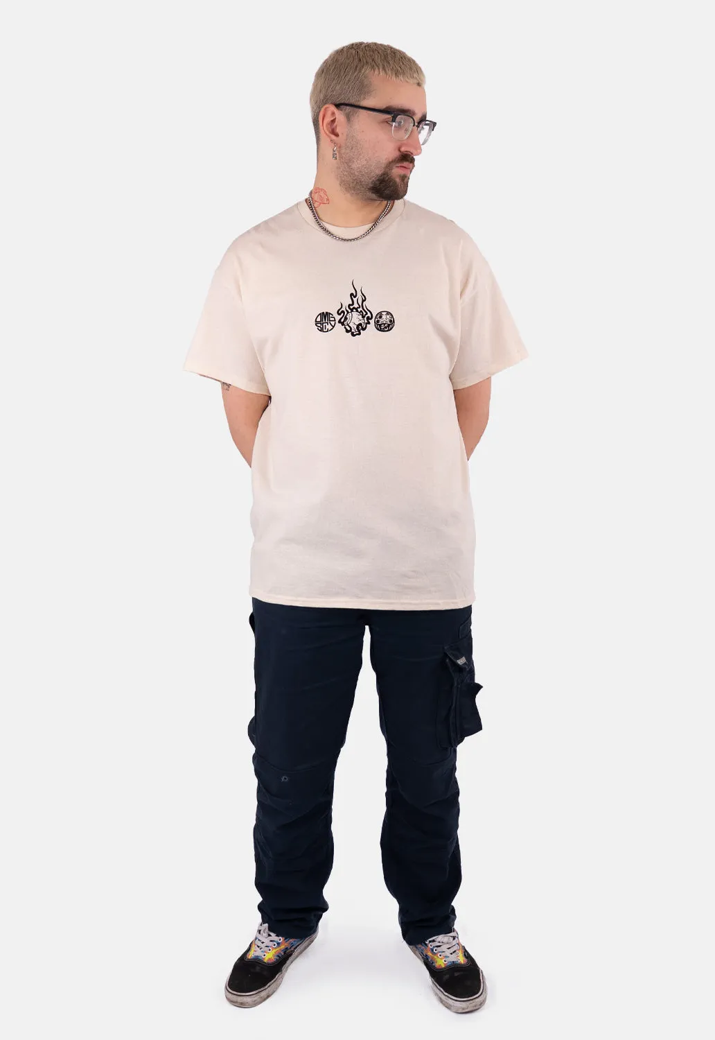 Serpentine T-Shirt sold by Damaged Society product image thumbnail 4