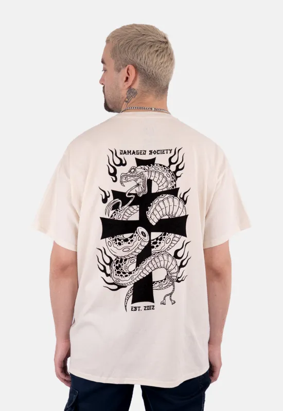 Serpentine T-Shirt made by Damaged Society