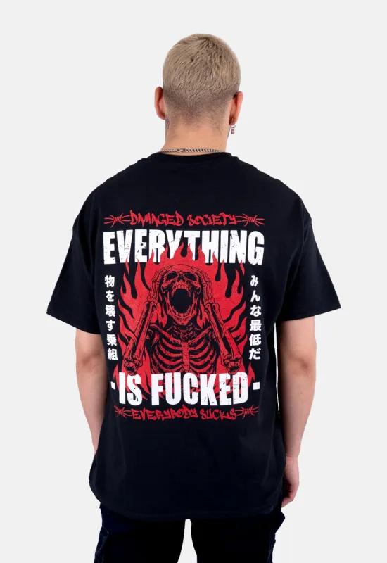 Break Stuff Crew T-Shirt made by Damaged Society
