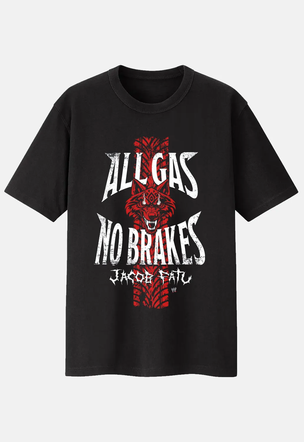 Jacob Fatu Gas No Breaks T-Shirt sold by Damaged Society