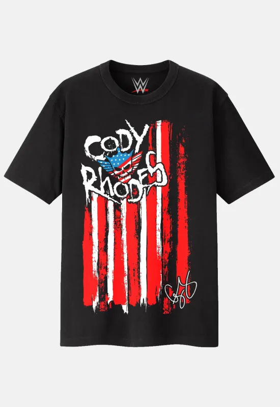 Cody Rhodes Nightmare Flag T-Shirt made by WWE
