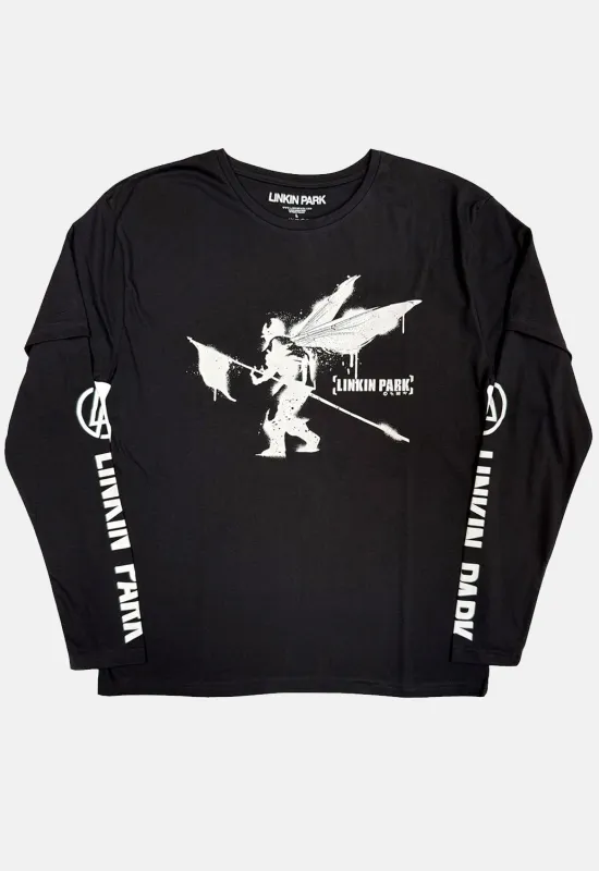 Street Soldier Layered Long Sleeved Top made by Damaged Society
