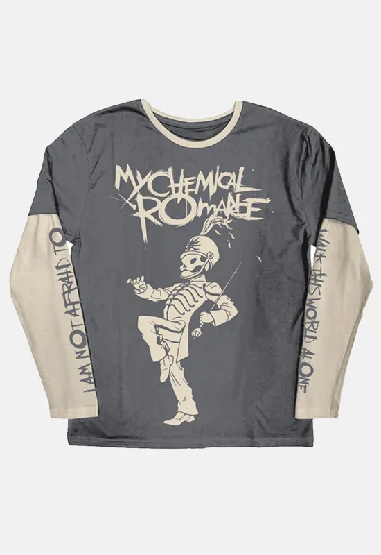 Band Leader Layered Long Sleeved Top made by My chemical romance