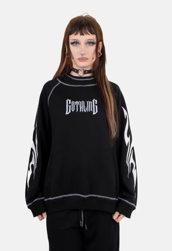 Faon Oversized Print Hoodie made by Damaged Society