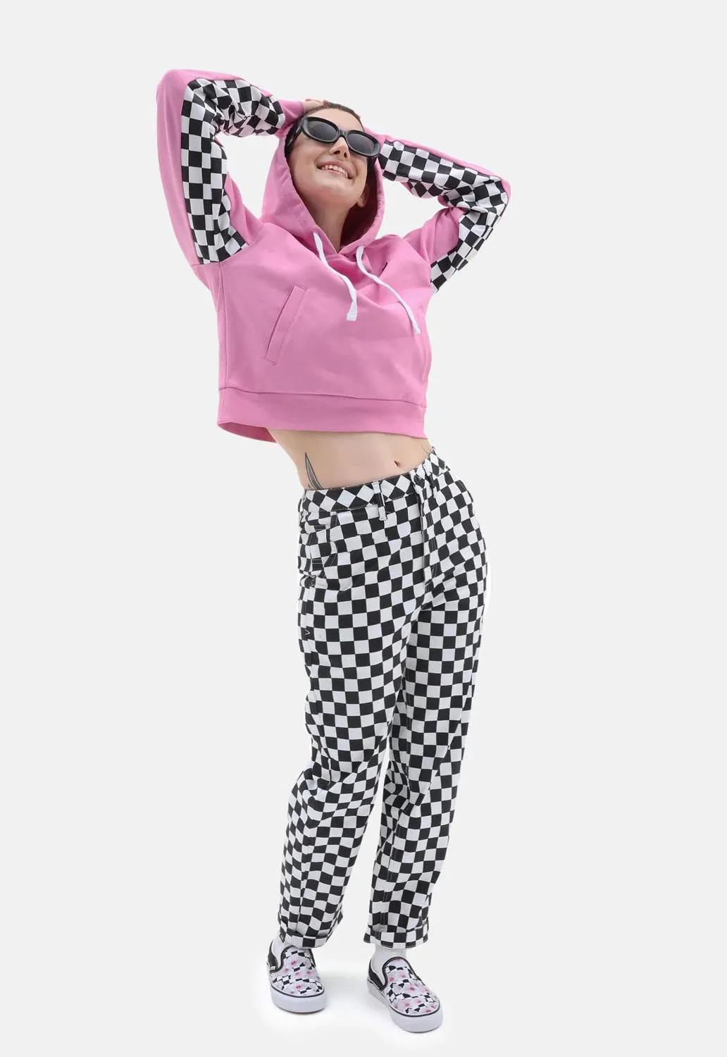Boom Boom Check It Hoodie sold by Damaged Society product image thumbnail 4