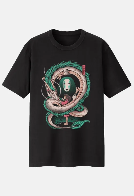 Girl And The Dragon T-Shirt sold by Damaged Society