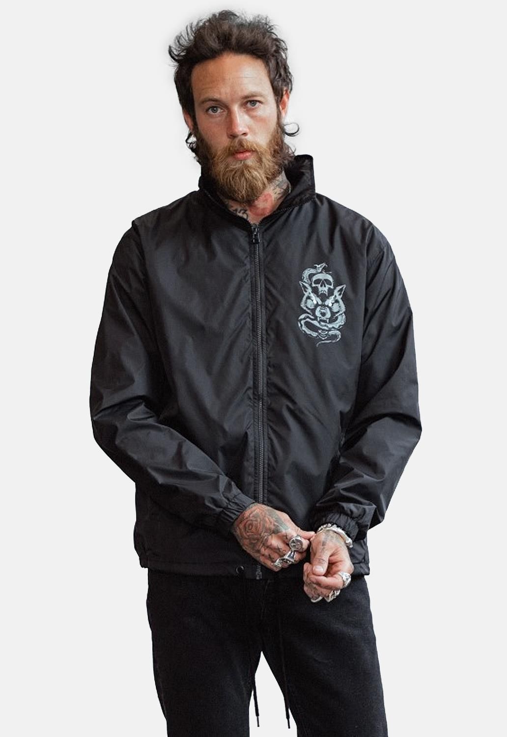 Wolf Windbreaker sold by Damaged Society
