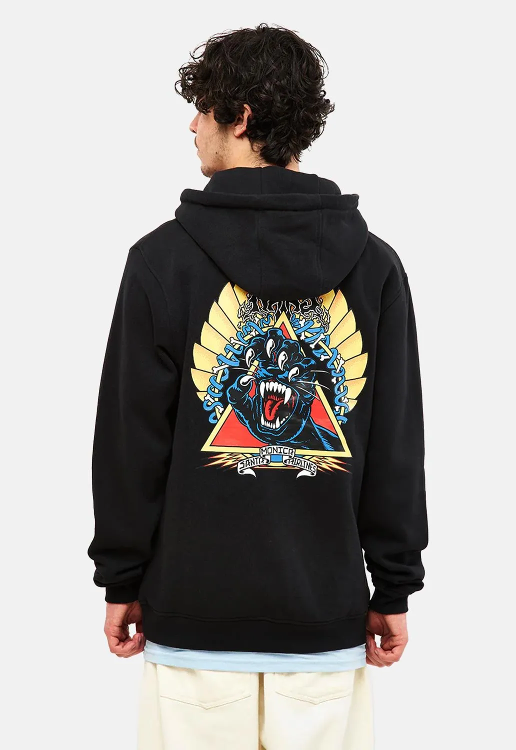Natas Screaming Panther Hoodie sold by Damaged Society