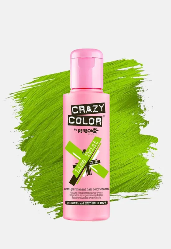 Lime Twist Hair Dye sold by Damaged Society